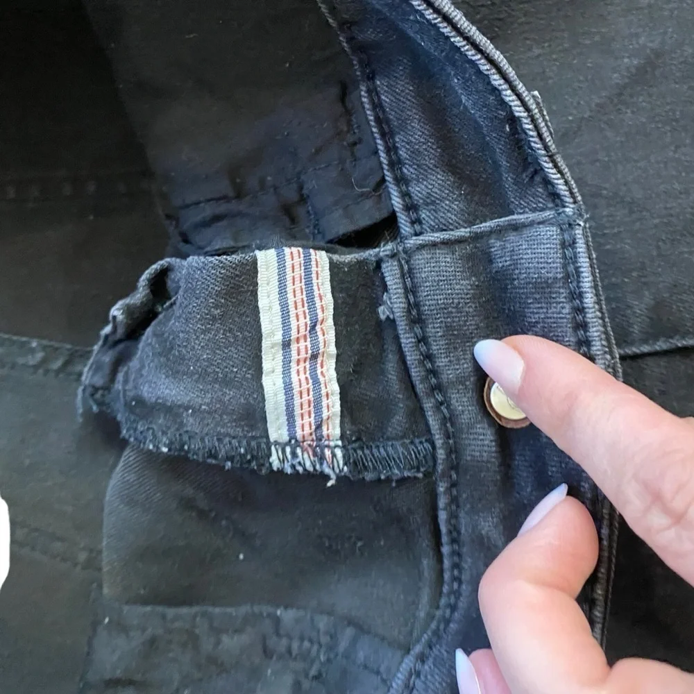 Anthropologie Pilcro & The Letterpress Black Denim Shorts 6” Inseam Women’s 26
